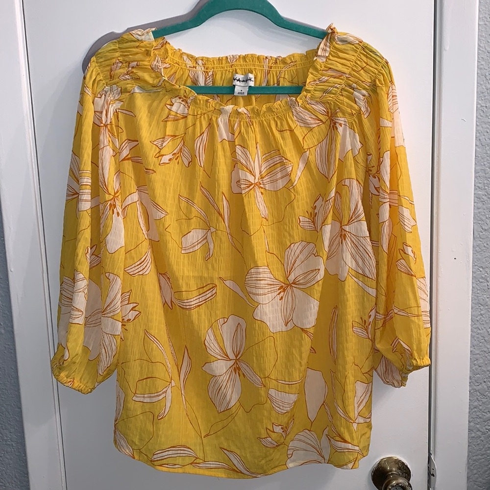 Ava & Viv | Floral Blouse